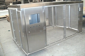 Stainless steel machine casings