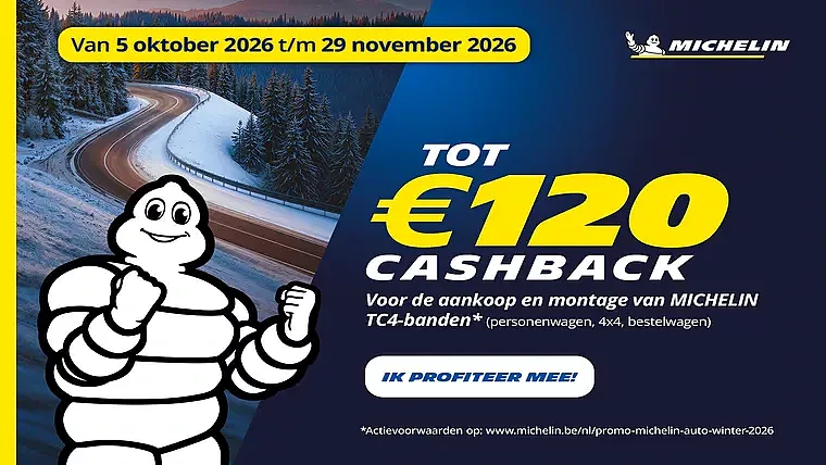 Michelin - Cashback actie OKT - NOV