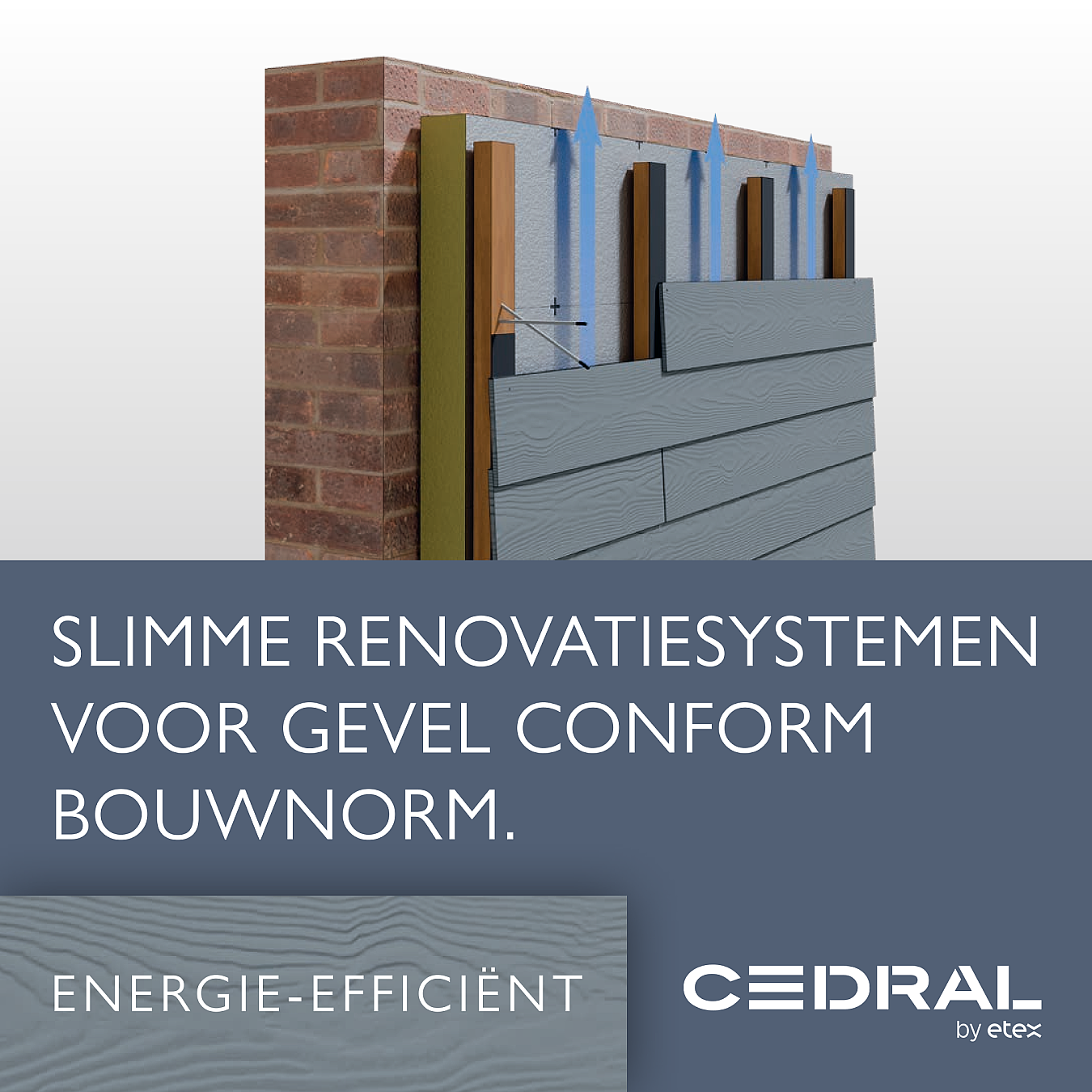 Ontdek onze gevelrenovatiesystemen conform de bouwnorm 2025
