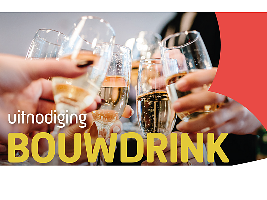 Kom je ook naar onze bouwdrink tijdens Bouwinspiratie 2026?