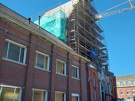 Afgebrande kapel wordt ontmoetingsplaats