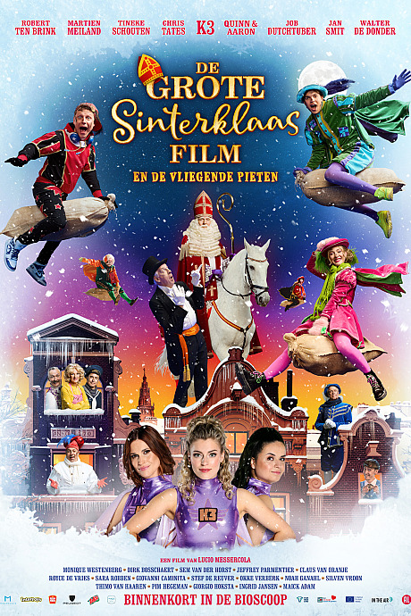 Vliegende pieten poster