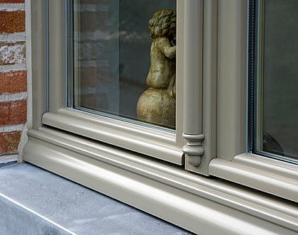 Klassiek pvc raam