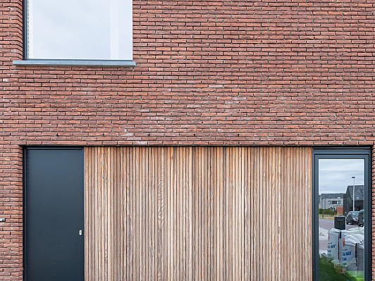 PVC ramen en deuren voor nieuwbouw woning - Zele