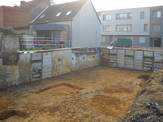 Onderschoeiing in Wommelgem