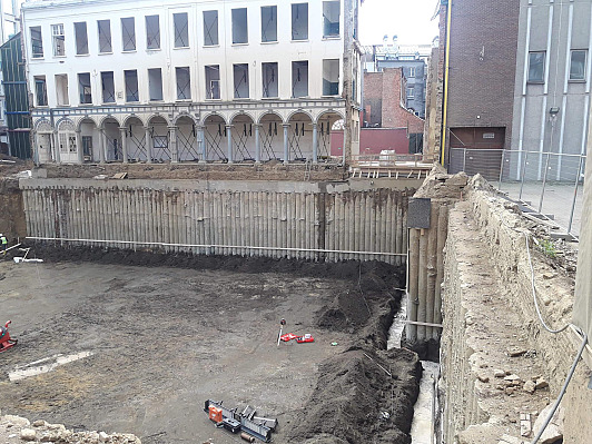 Secanspaal in Antwerpen